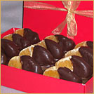 Chocolate Dipped Orange Wedges