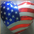Patriotic Heart Balloon