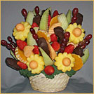 Spectacular Fruit w/Chocolate Dipped Apple Wedges